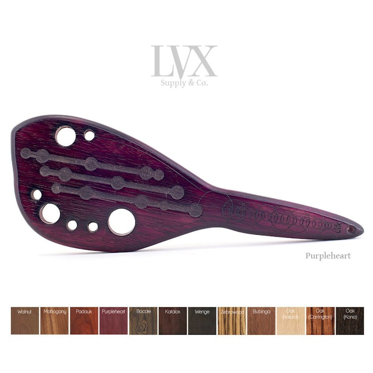 Pearl BDSM Spanking Paddle Bondage DDlG Femdom bdsm-gear FemDom Slave Submissive Fetish  | Handmade Wooden BDSM Paddle by LVX Supply photo