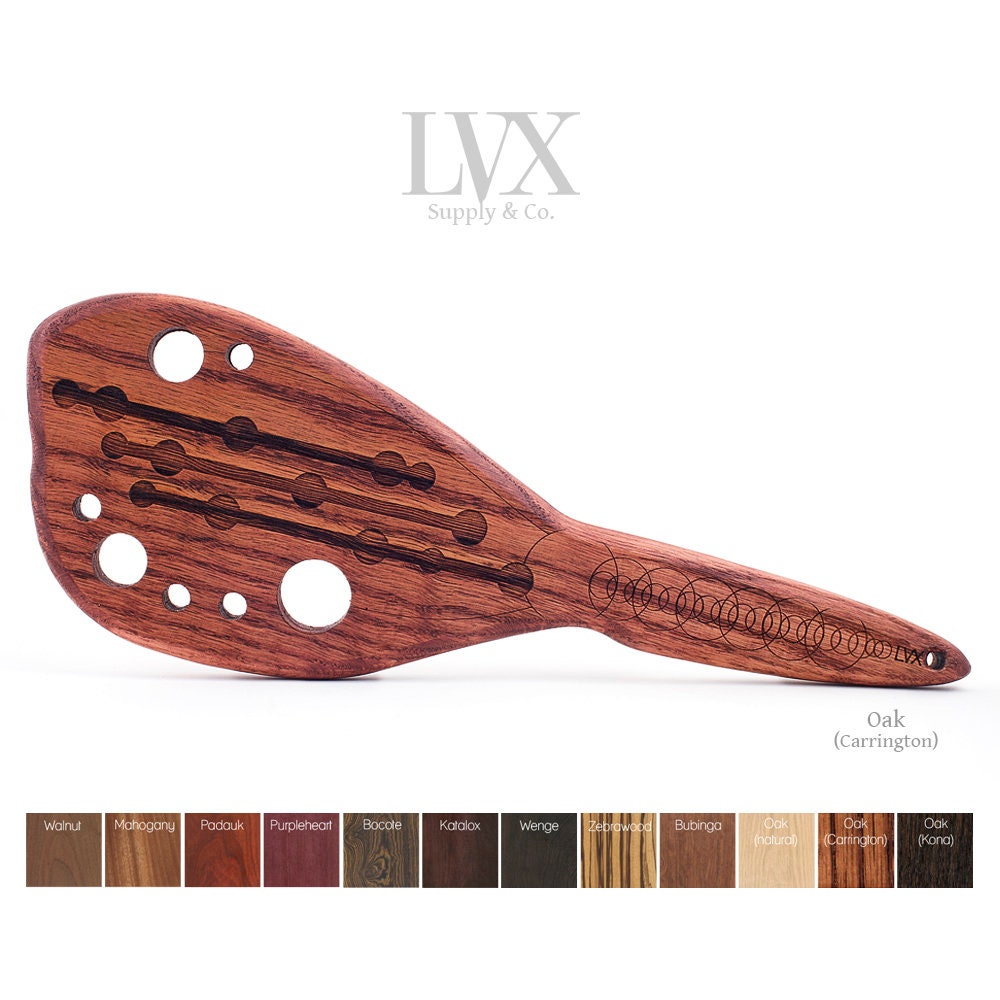 Pearl BDSM Spanking Paddle Bondage DDlG Femdom bdsm-gear FemDom Slave Submissive Fetish  | Handmade Wooden BDSM Paddle by LVX Supply photo