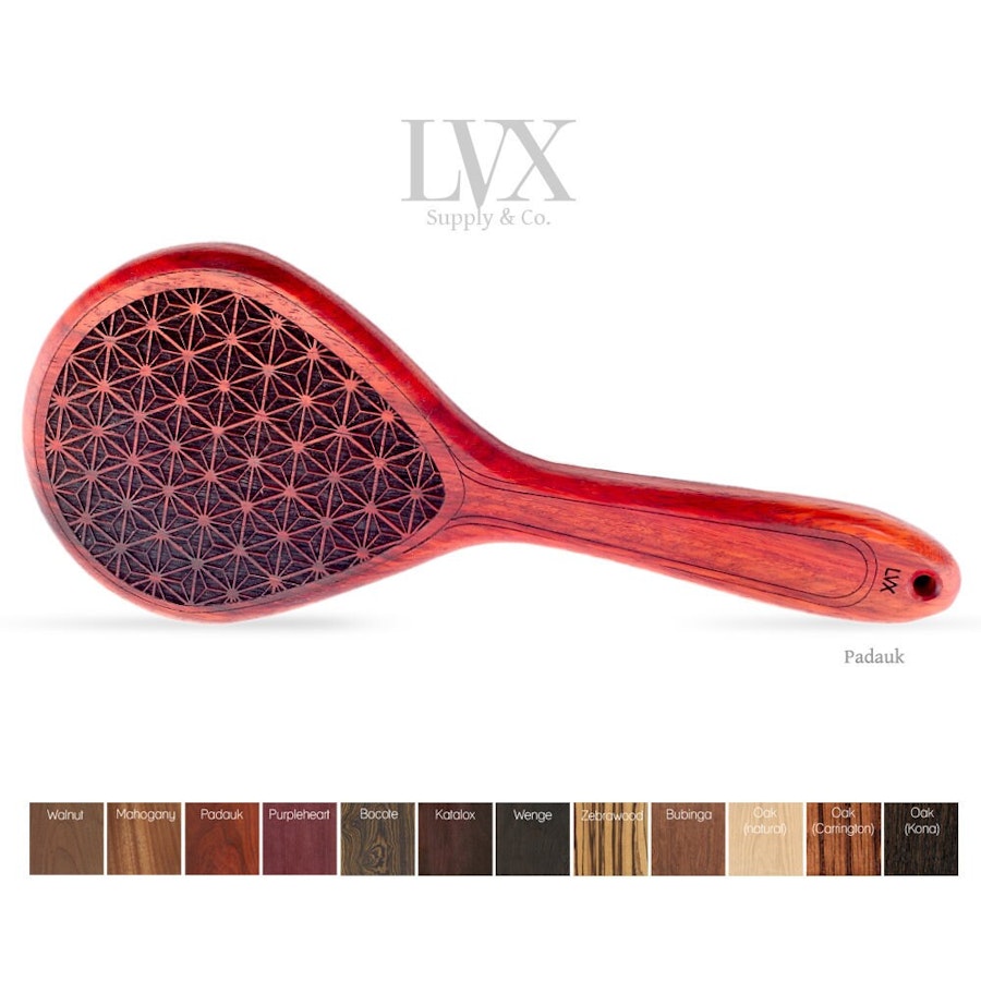 Sesame Spanking Paddle | BDSM Paddle for DDlg Submissive Slave Punishment otk Impact BDsM-gear | Handmade Wood Paddle by LVX Supply Image # 35046