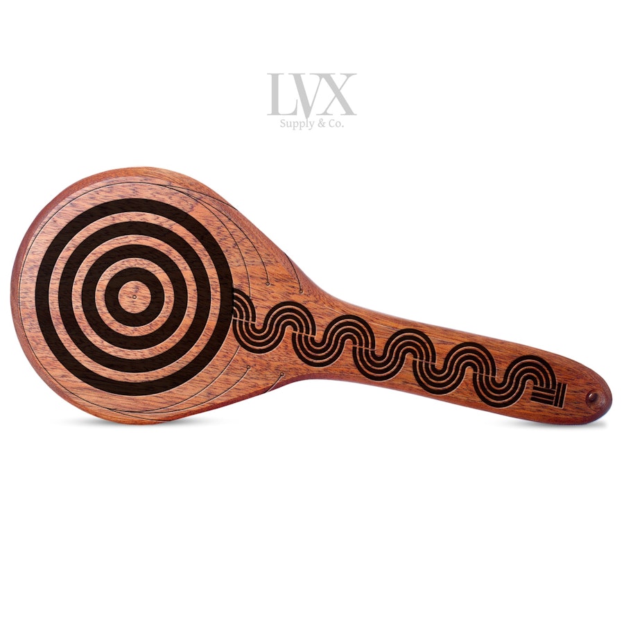 Serpent Ring BDSM Paddle | Wood Spanking Paddle for DDLG Submissive Slave Punishment | Otk BDsM Impact Toys | Handmade by LVX Supply Image # 35013