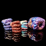 Dragon's Fist - Marble Color - Custom Fantasy Stroker - Silicone Masturbator Open or Closed Ended for Men or Women Thumbnail # 36593
