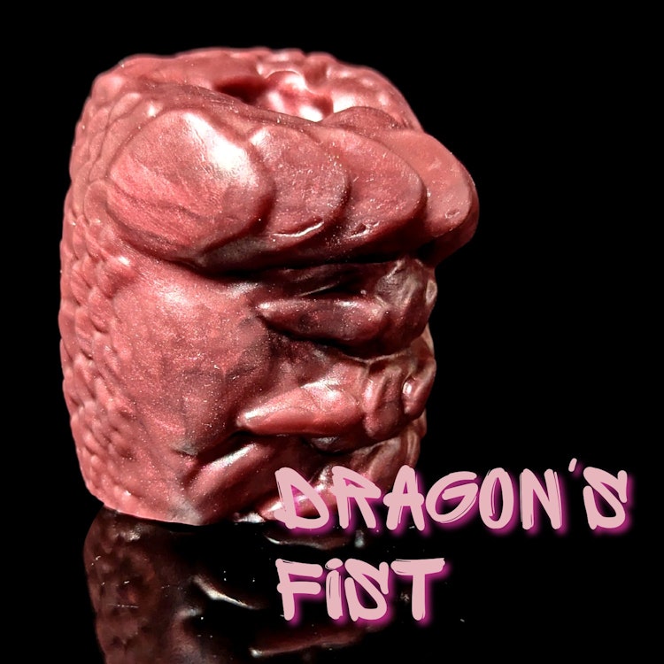 Dragon's Fist - Solid Color - Custom Fantasy Stroker - Silicone Masturbator Open or Closed Ended for Men or Women photo