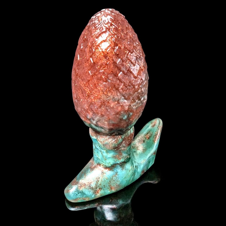 Uldred's Egg - Blend Color - Custom Fantasy Butt Plug - Silicone Plug Sex Toy Image # 37286