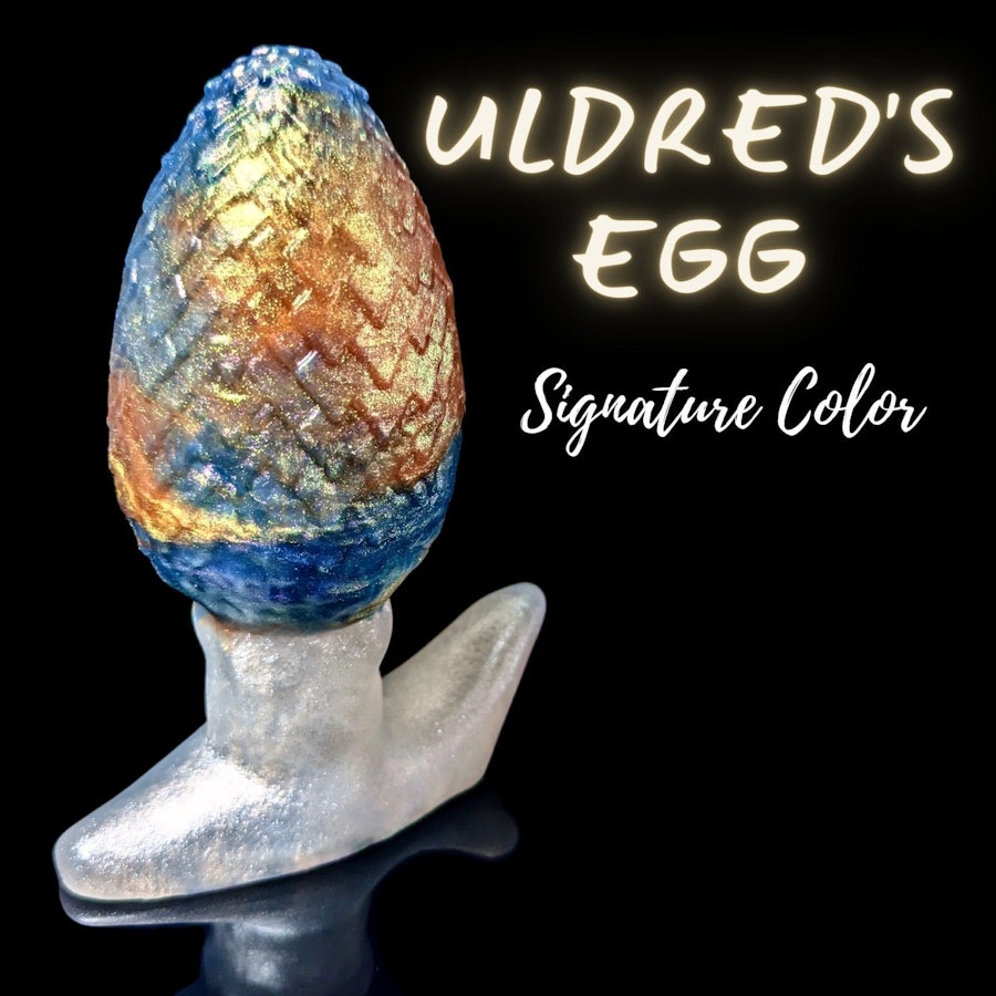 Uldred's Egg - Signature Color - Custom Fantasy Butt Plug - Silicone Plug Sex Toy