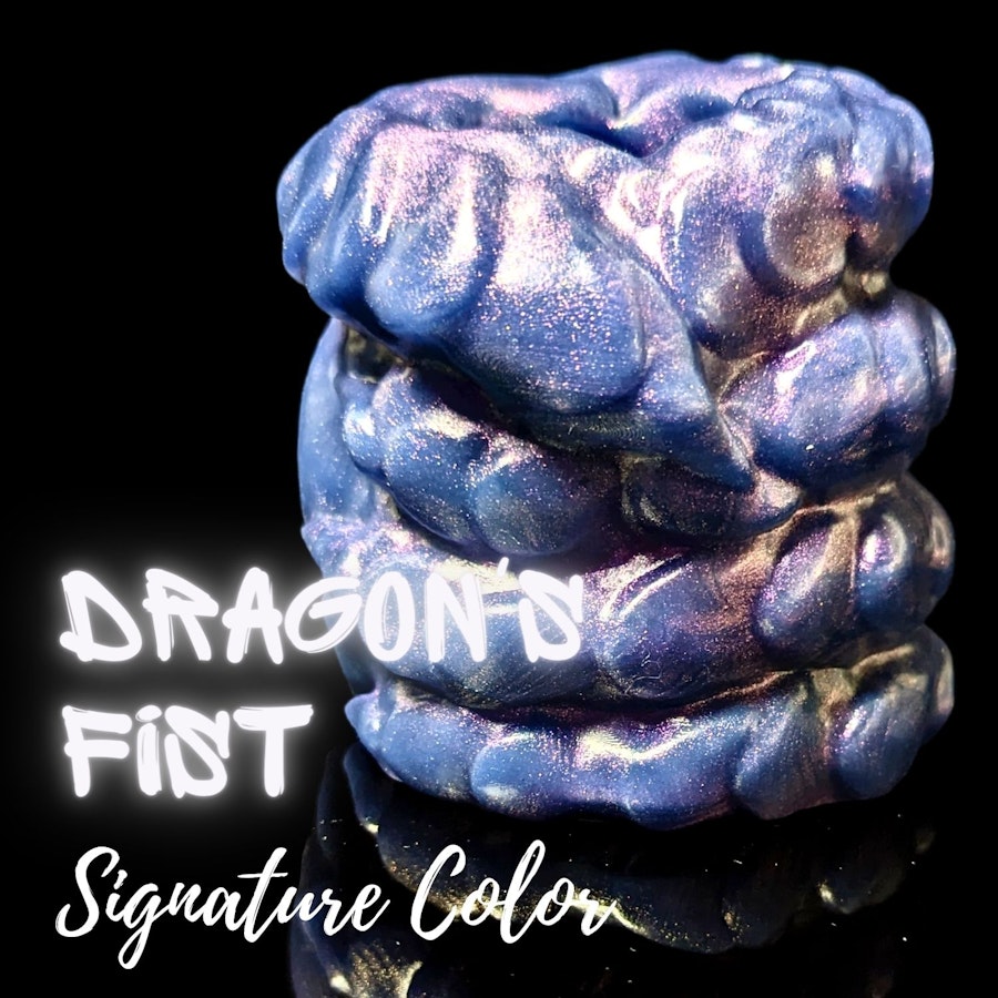 Dragon's Fist - Signature Color - Custom Fantasy Stroker - Silicone Masturbator Open or Closed Ended for Men or Women