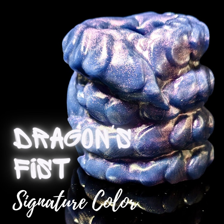 Dragon's Fist - Signature Color - Custom Fantasy Stroker - Silicone Masturbator Open or Closed Ended for Men or Women photo