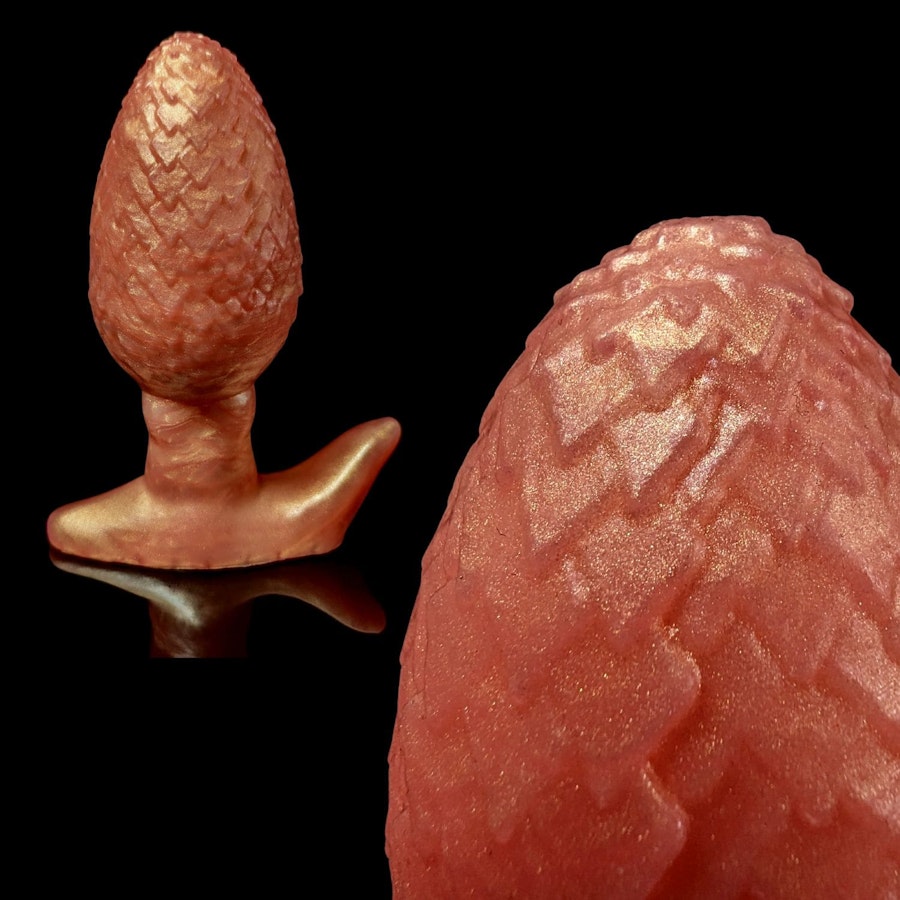 Uldred's Egg - Solid Color - Custom Fantasy Butt Plug - Silicone Plug Sex Toy Image # 37271