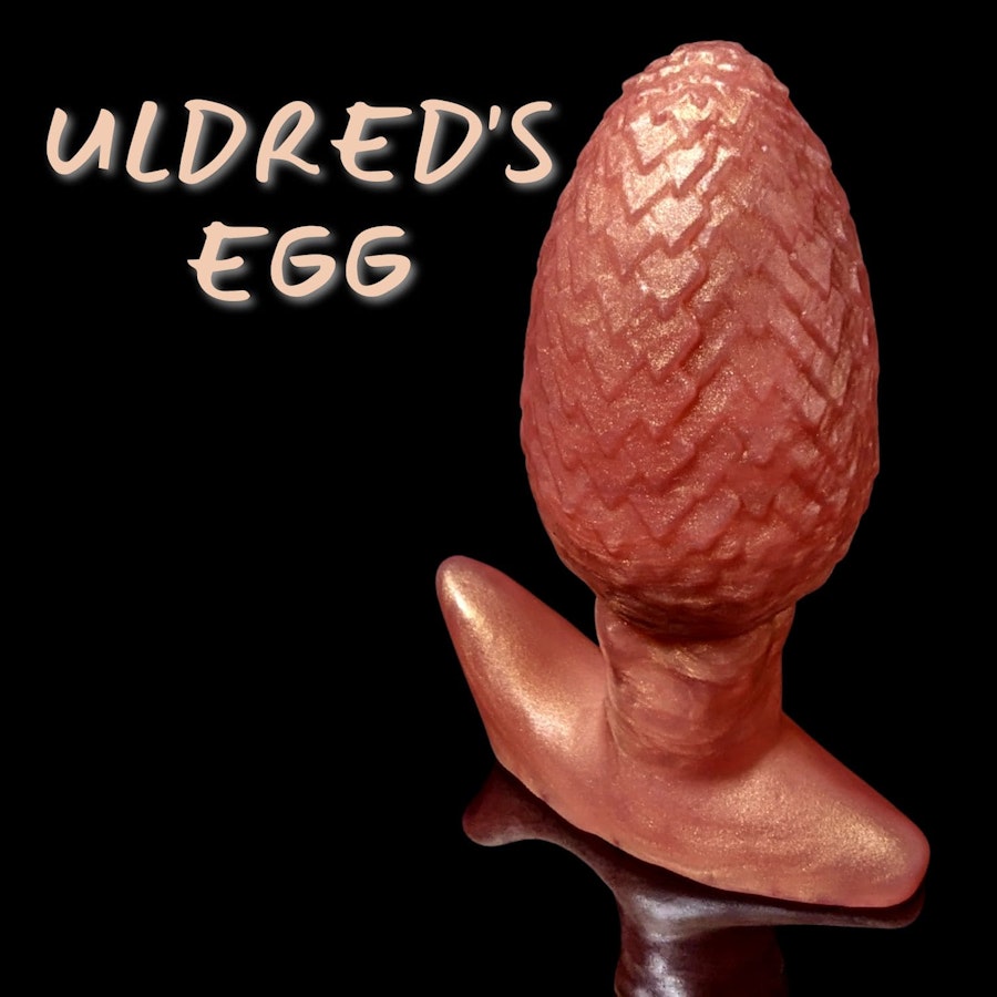 Uldred's Egg - Solid Color - Custom Fantasy Butt Plug - Silicone Plug Sex Toy