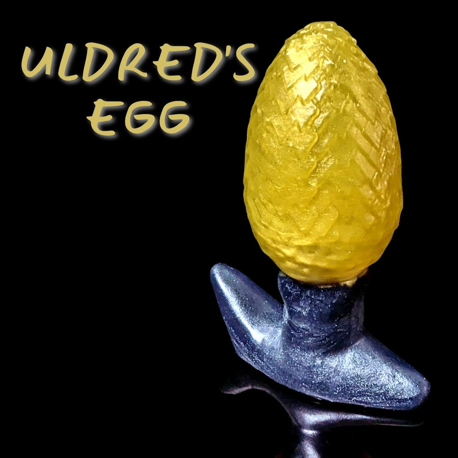 Uldred's Egg - Split Color - Custom Fantasy Butt Plug - Silicone Plug Sex Toy
