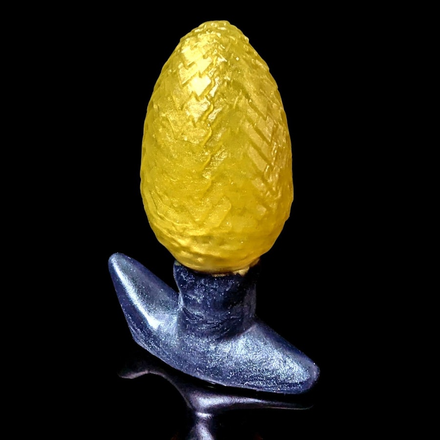 Uldred's Egg - Split Color - Custom Fantasy Butt Plug - Silicone Plug Sex Toy Image # 37298