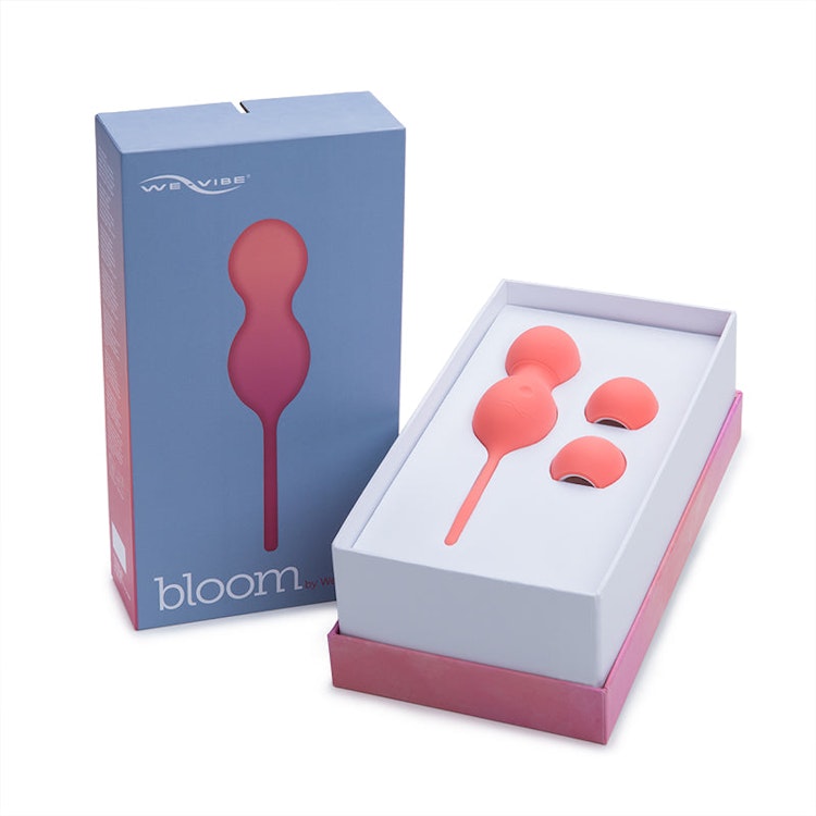 We-Vibe Bloom Rechargeable Silicone Vibrating Kegel Balls Coral photo