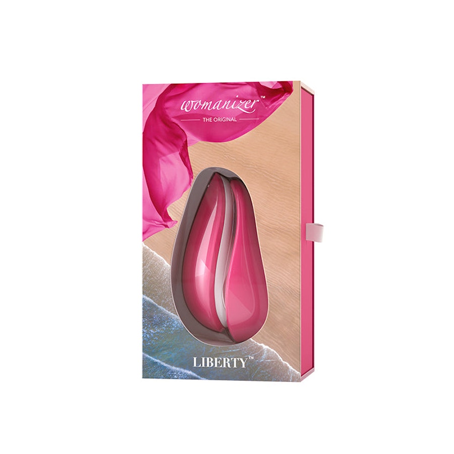 Womanizer Liberty Rechargeable Silicone Compact Travel Pleasure Air Clitoral Stimulator Image # 38279