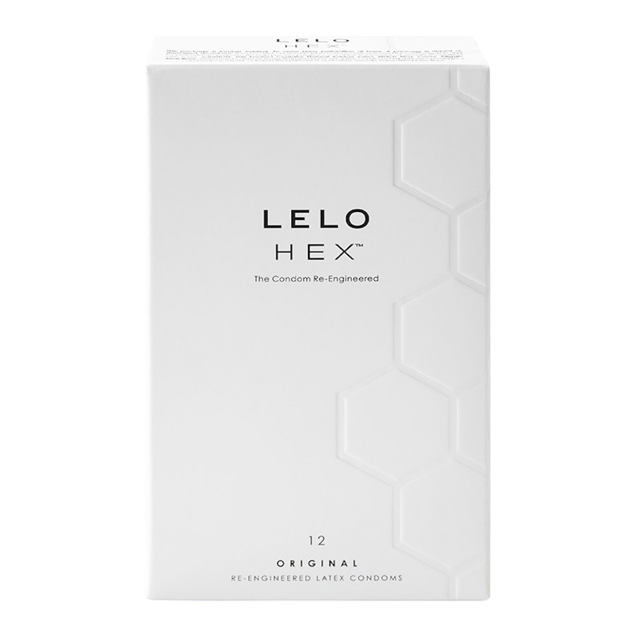 LELO HEX Original Lubricated Latex Condoms