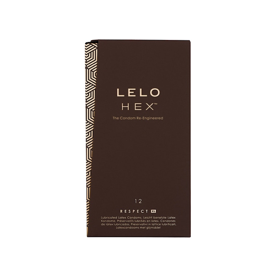 LELO HEX Respect XL Lubricated Latex Condoms
