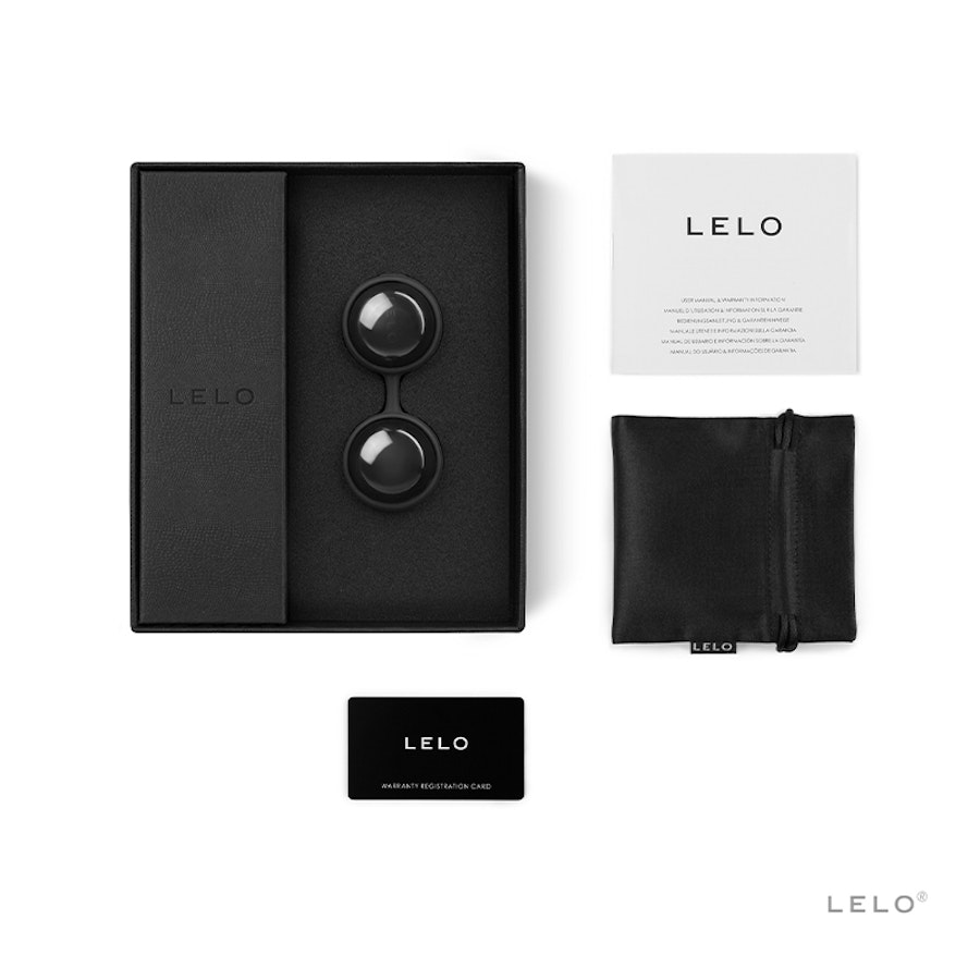 LELO BEADS Noir Kegel Balls Set Black Image # 38036
