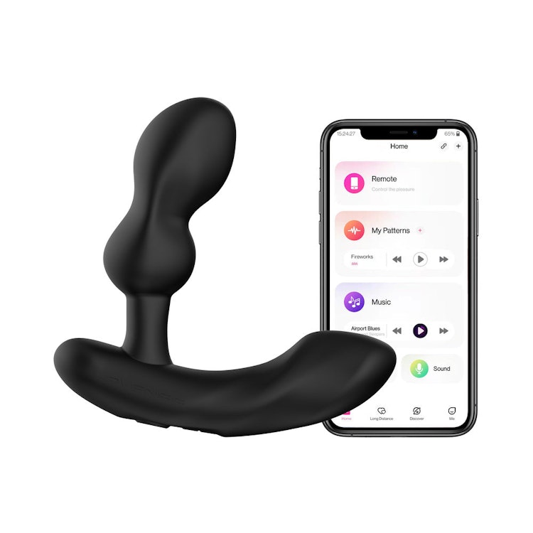 Lovense Edge 2 Bluetooth Remote-Controlled Adjustable Prostate Massager photo