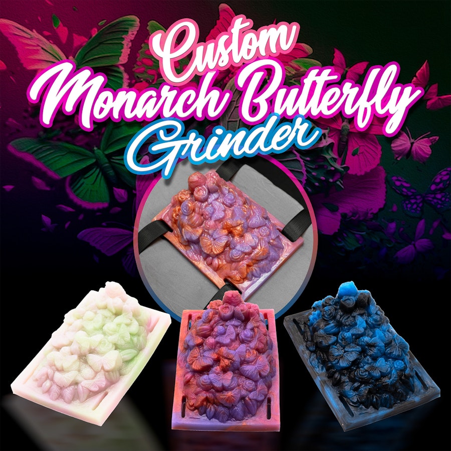 Custom Monarch the Butterfly Grinder Sex Toy