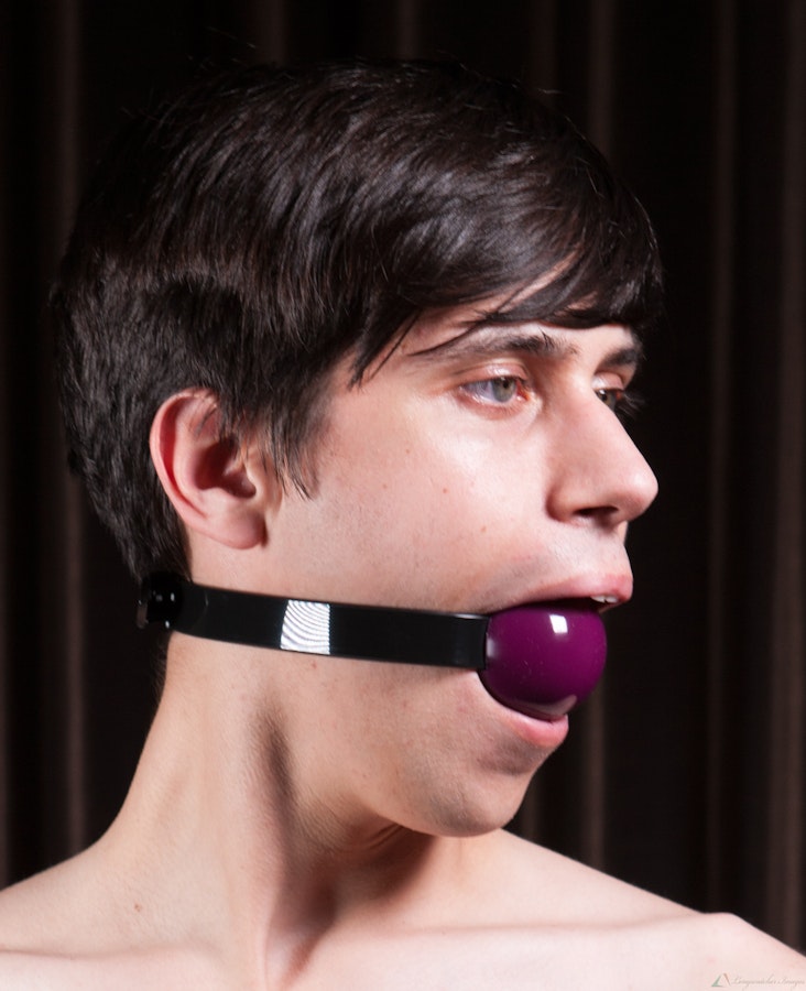 Silicone Ball Gag with PVC Rubber Strap Image # 51386
