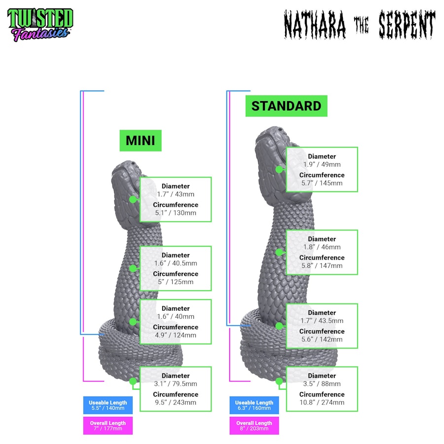 Nathara Serpent Fantasy Dildo Image # 114095