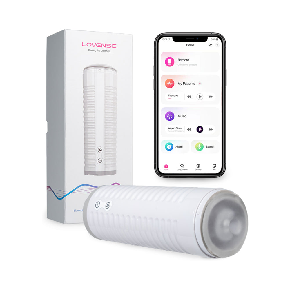 Lovense Max 2 Bluetooth App-Controlled Vibrating and Suction Masturbator (Neutral Sleeve) photo