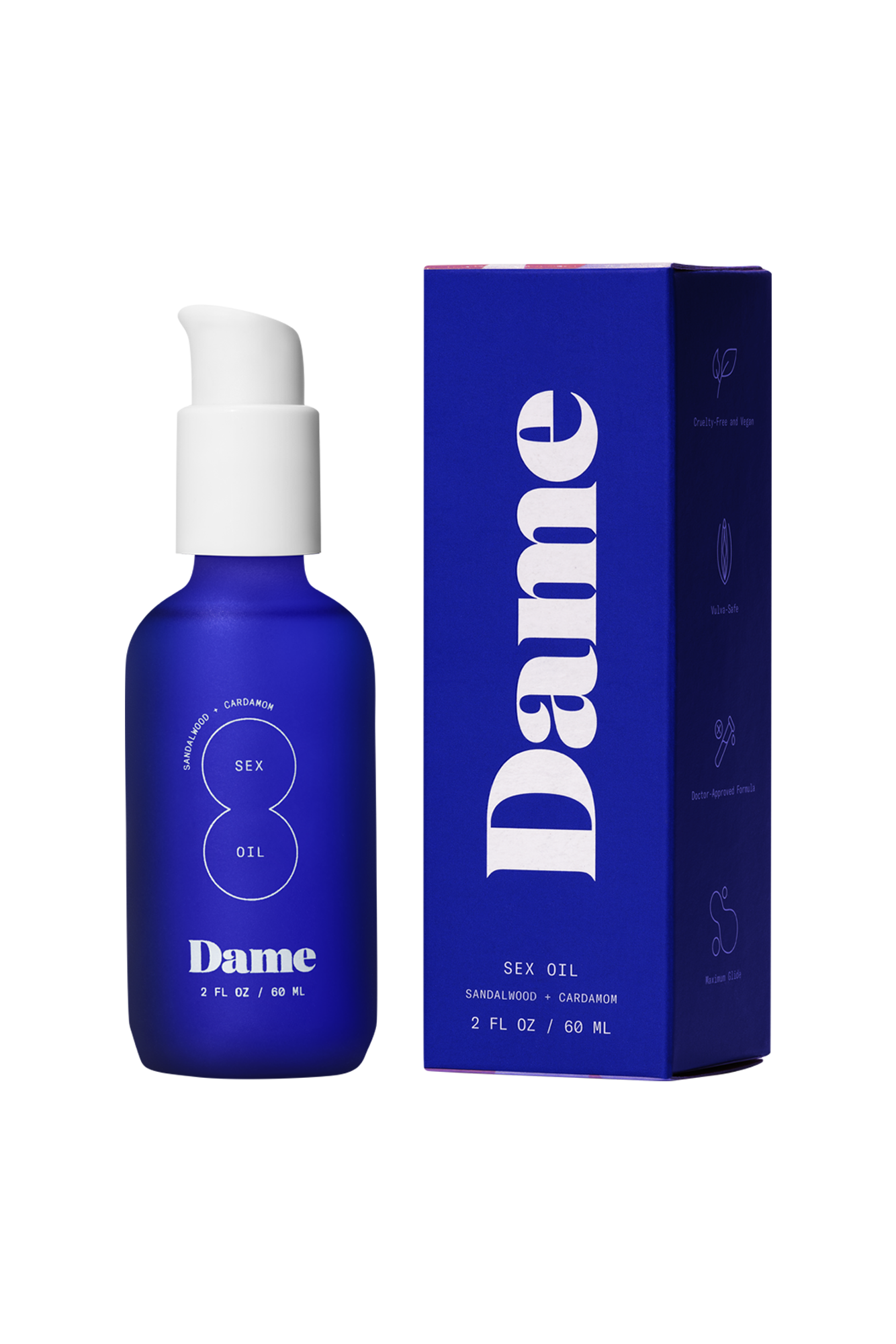 Dame Sex Oil Massage Oil 2 oz. photo