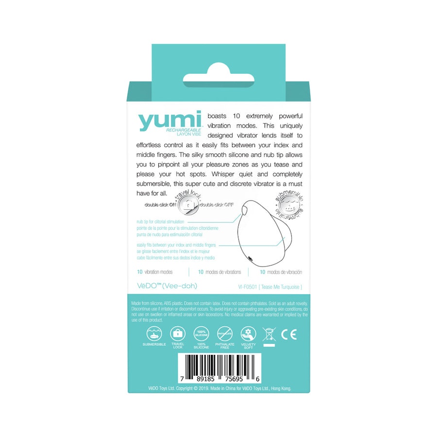 VeDO Yumi Rechargeable Finger Vibe Image # 56165