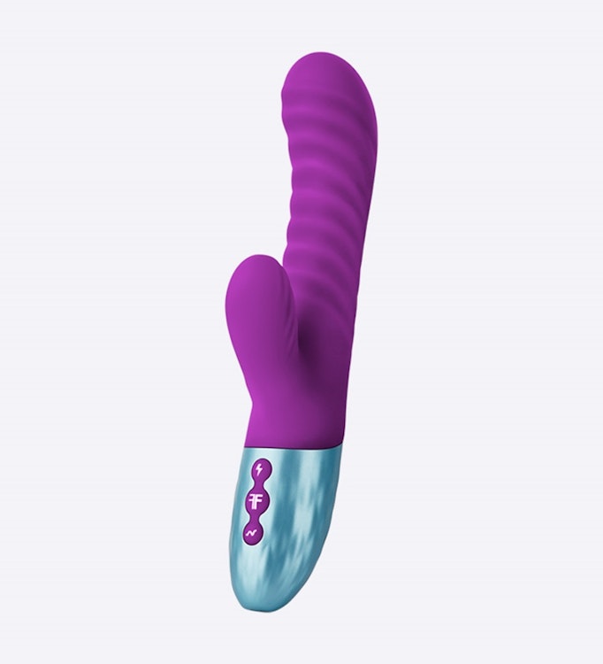 FemmeFunn Delola Rechargeable Silicone Dual Stimulation G-Spot Vibrator photo