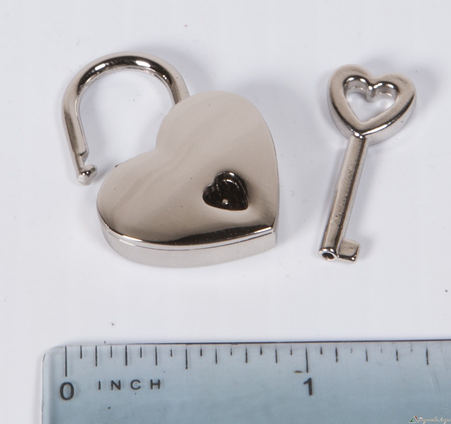 Medium Small Heart Lock
