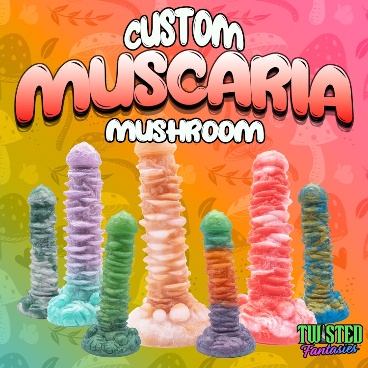Custom Muscaria Mushroom Fantasy Dildo photo
