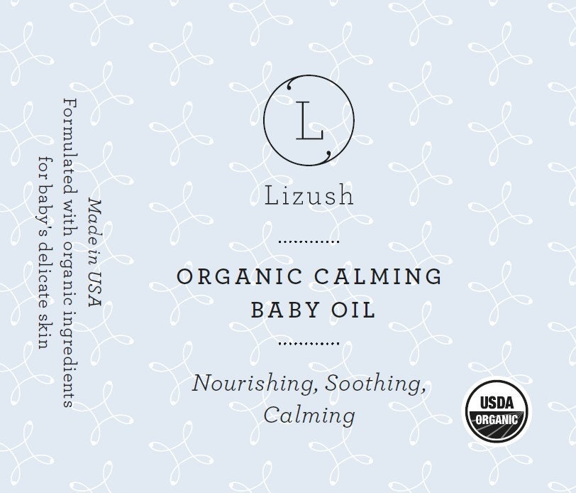 Organic Baby Soft Body Oil, softens, nourishes, moisturizes  | USDA Organic Baby Oil | Massage Oil Reduces Fussiness & Calms Chaotic Skin photo