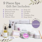 Lavender Self Care, Gift Basket for Woman, Gift Box, Spa Gift Set, Pampering Gift Box, Gift for Her, Care Package, Skin Care Box, Relaxation Thumbnail # 59082