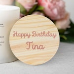 Custom Aromatherapy Candle - Add any text to the lid Thumbnail # 59872