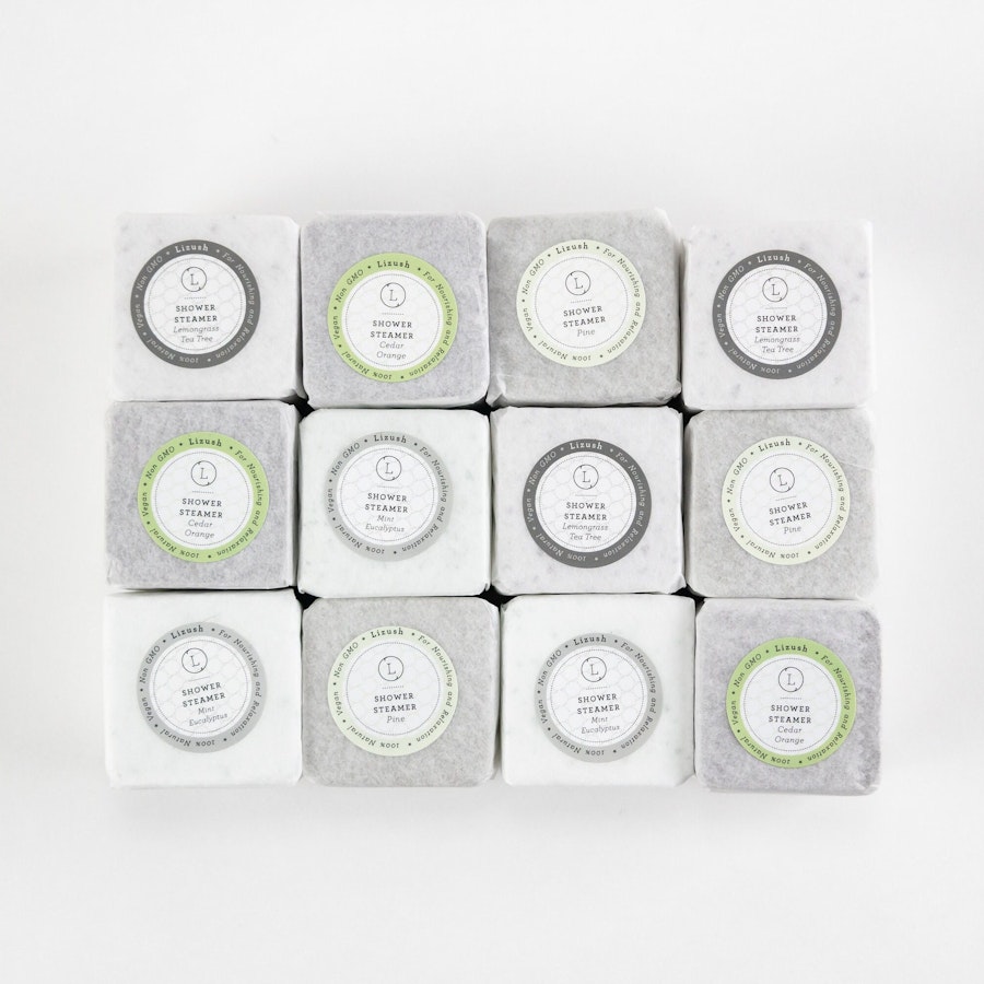 Spa Gift for Men, Shower Steamers, Gift Box, Care Package, 12 Shower Steamers Set, Natural Shower Bomb, Bath Gift Set, Self Care, by Lizush Image # 60187