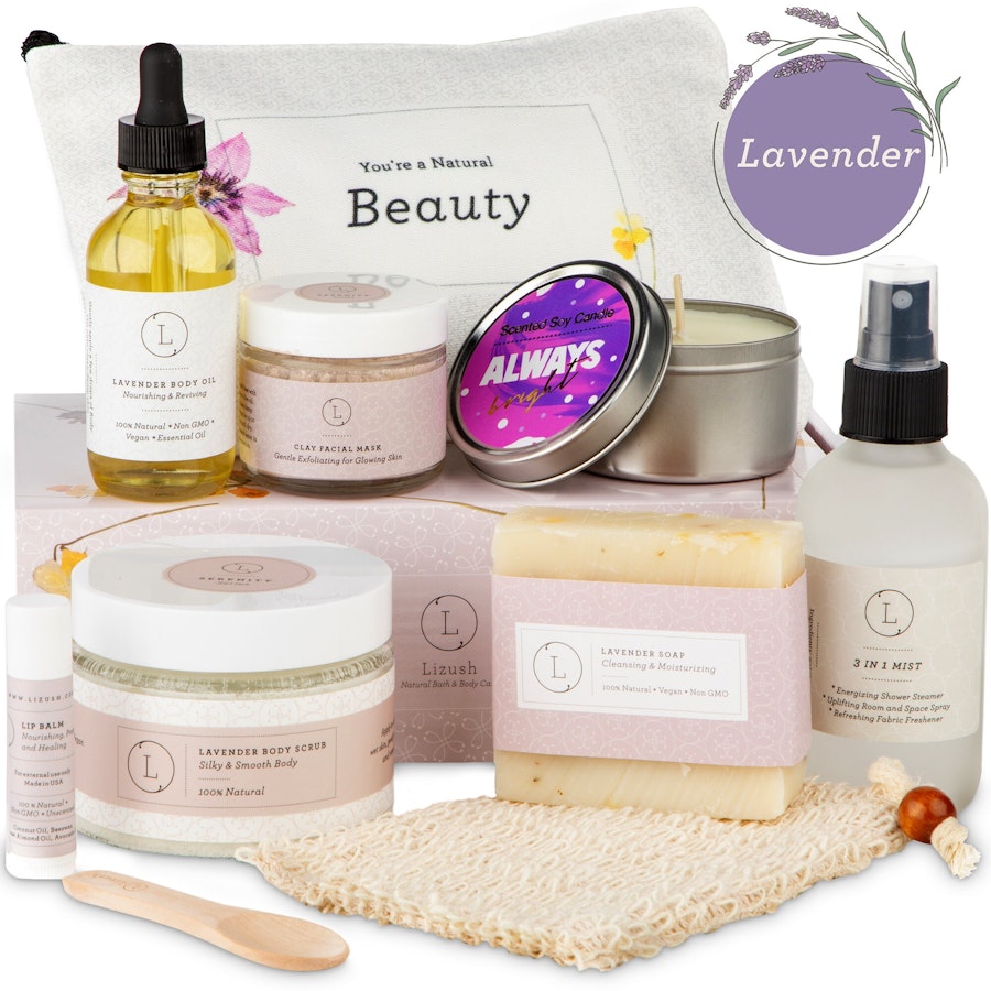 A home spa routine is a perfect gift to make someone special feel pampered anywhere - Natural Handmade Products make this a unique gift