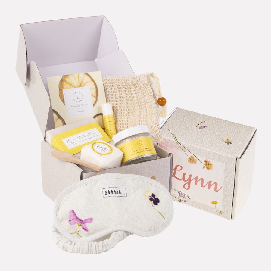 Spa Gift Set, Box of Sunshine, Gift for Her, Citrus Gift Set, Gift for Women, Relaxation Gift, Birthday Gift Basket, Self Care, By Lizush