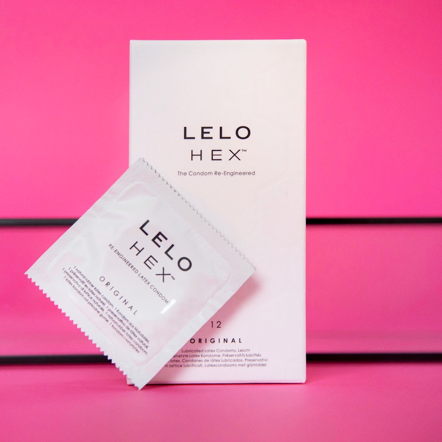 LELO HEX Original Lubricated Latex Condoms Image # 62469