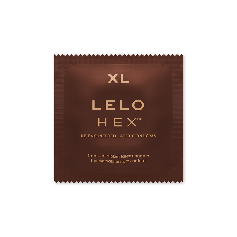 LELO HEX Respect XL Lubricated Latex Condoms Image # 62455