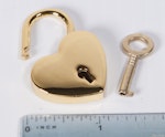 "Large" Small Heart Lock, 5x pack Thumbnail # 67149