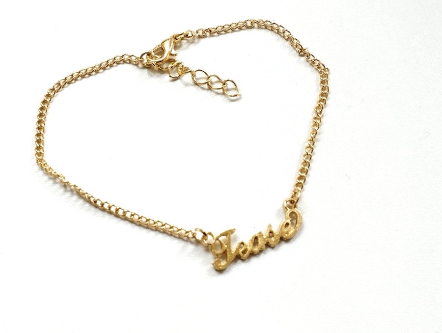 Anklet Bracelet Tease Charm, Minimalist Dainty Foot Jewelry, Discreet Anklet, Delicate Gold Jewelry gift Image # 67690