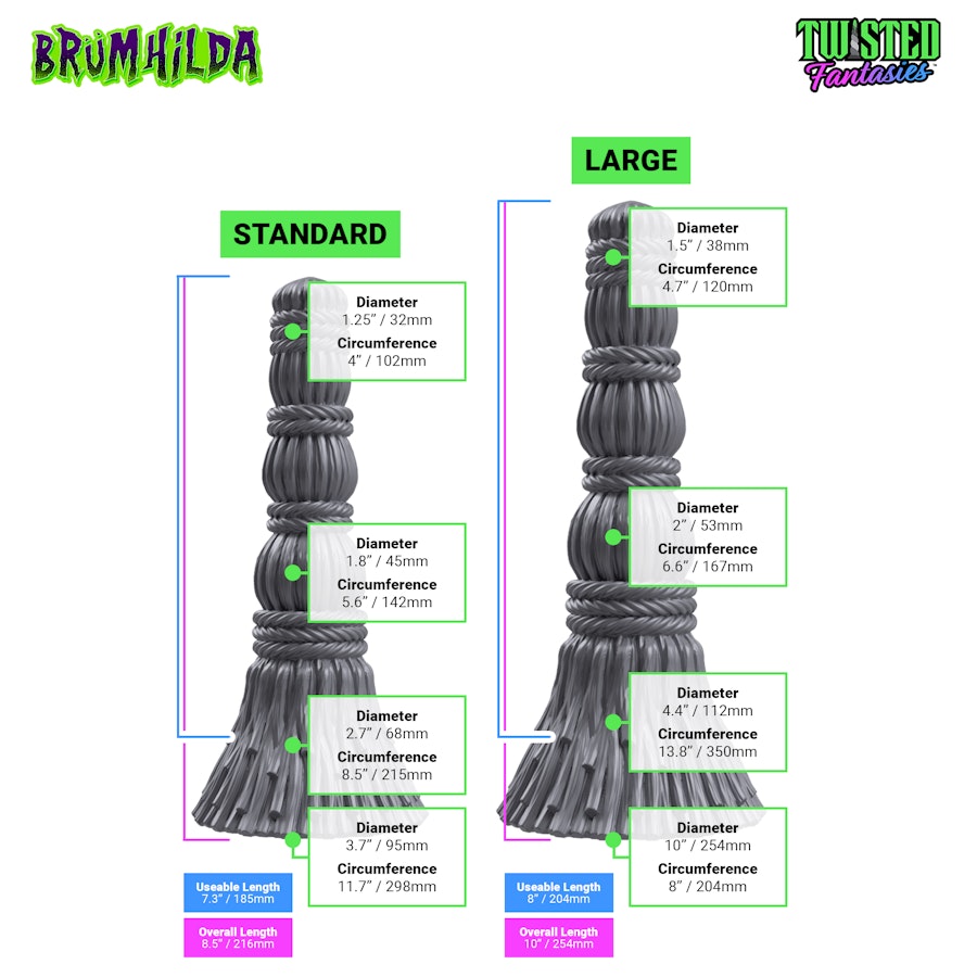 Brümhilda Witches Broom Dildo Image # 79571