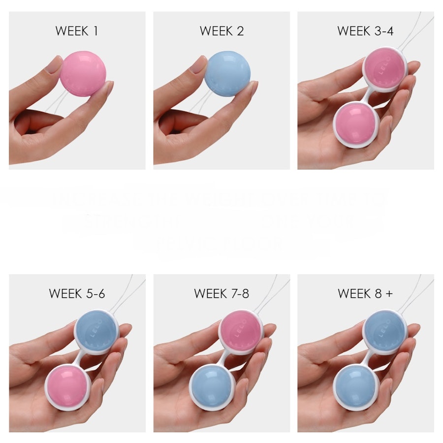 LELO BEADS Kegel Balls Set Blue/Pink Image # 117422