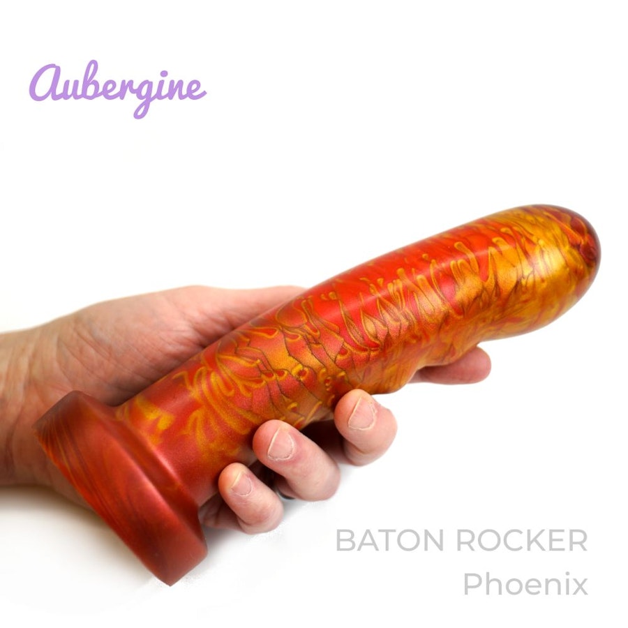 Baton Rocker Platinum Silicone Dildo Image # 117244