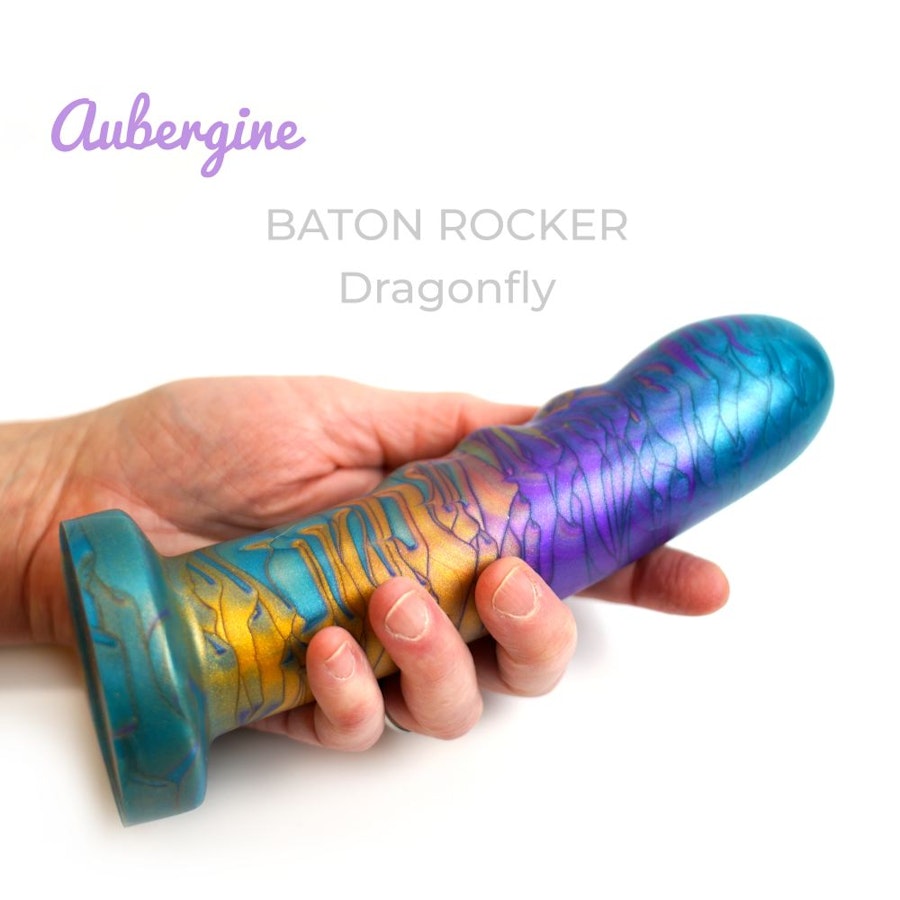 Baton Rocker Platinum Silicone Dildo Image # 117235