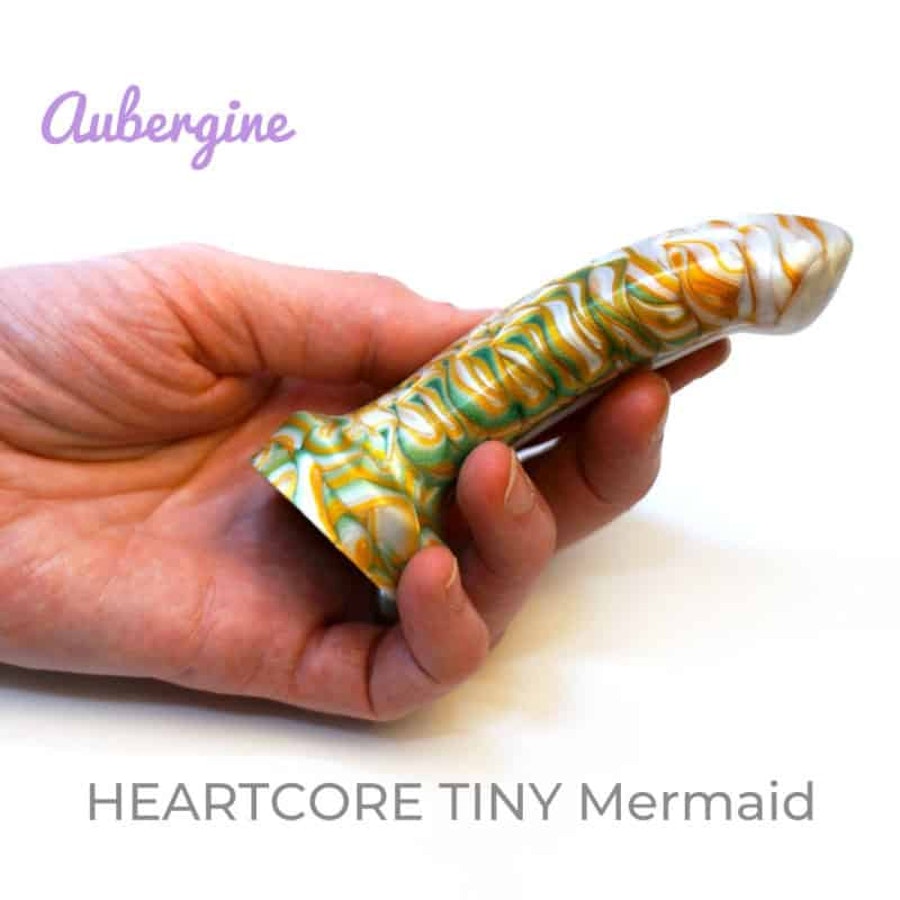 Heartcore Tiny Platinum Silicone Dildo