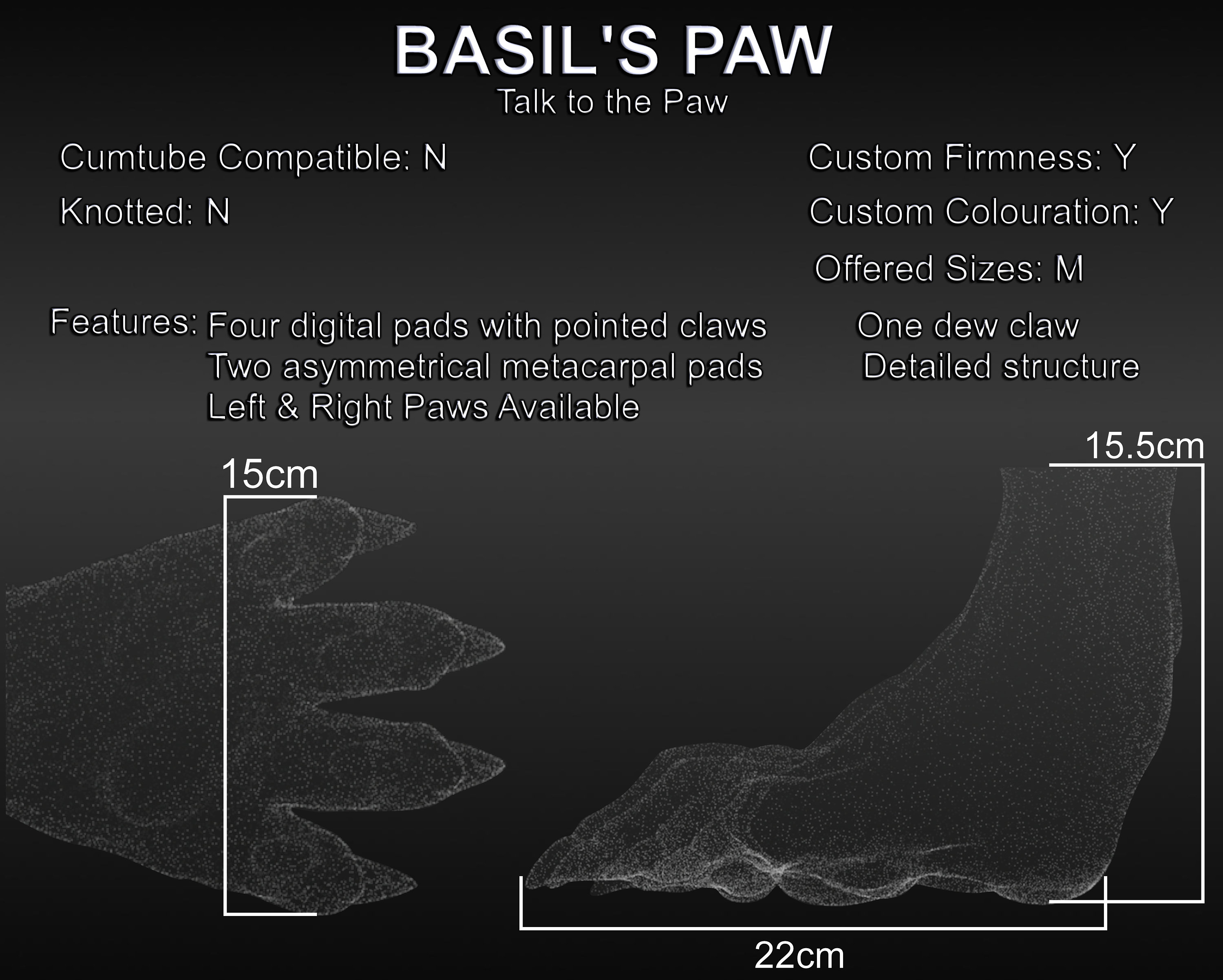 Basil's Paw (Pair of two) photo