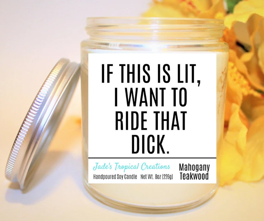 Ride That Dick Candle, Gifts For Her, Boyfriend Gift, Naughty Gift For Him, When Lit, Dirty Talk, Girlfriend Gift, Inappropriate Gift, Penis