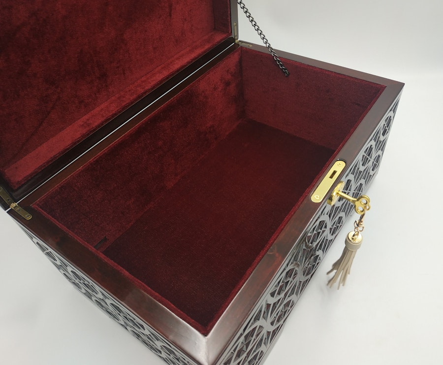 Sex furniture, Sexy gift for him, Lockable adult toy box large size, Adult toy storage, BDSM furniture - Any size on request Image # 119238
