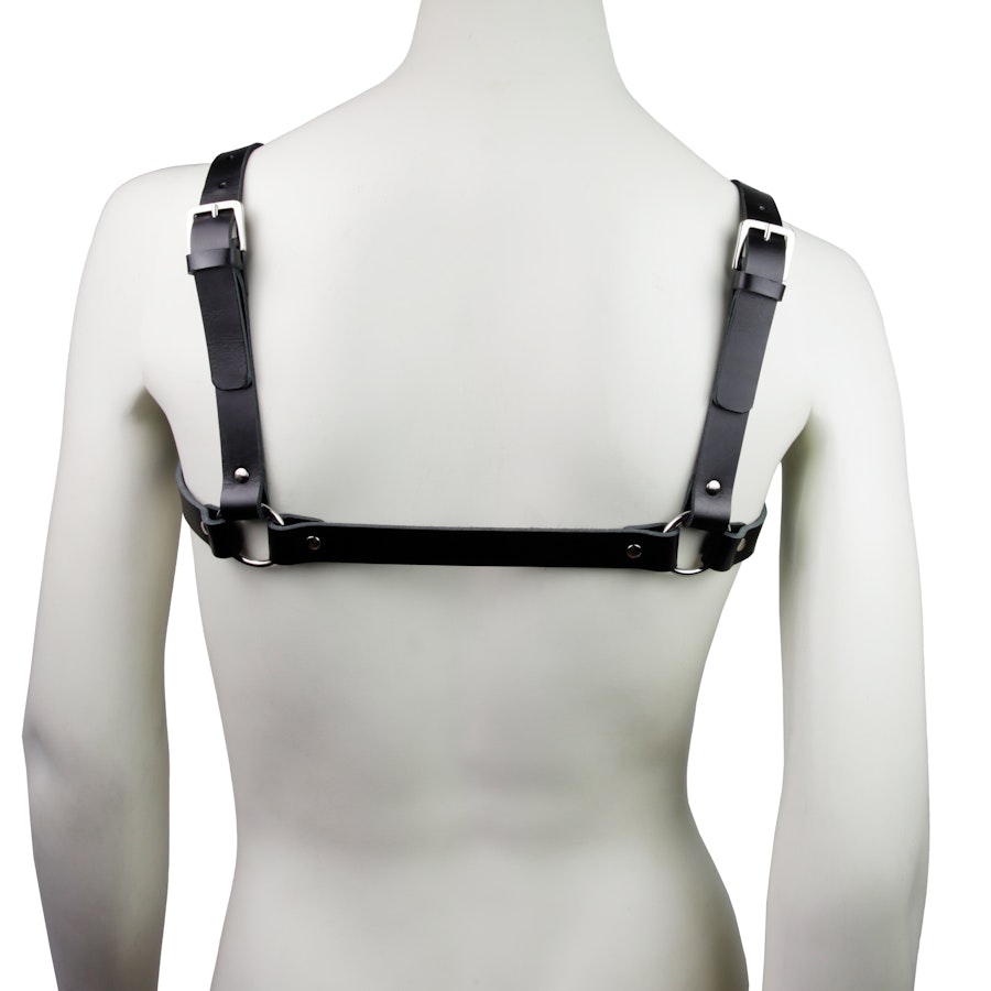 Leather Chest Harness Black Image # 121911