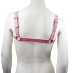 Leather Chest Harness Pink Thumbnail # 121924