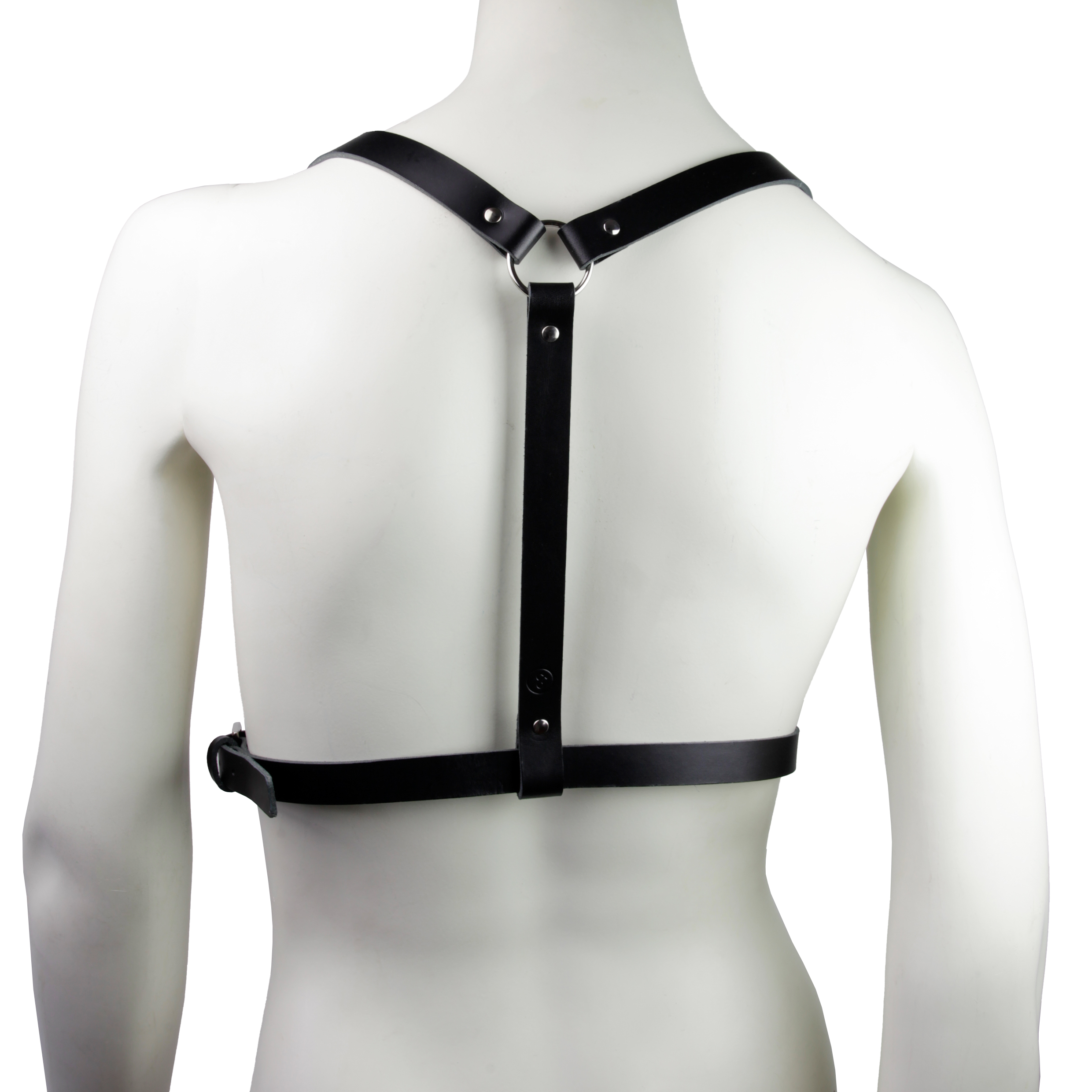 Leather Harness Black photo